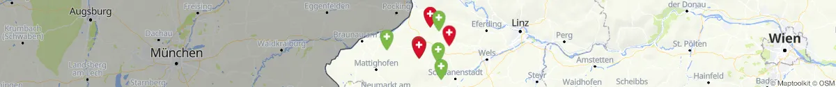 Map view for Pharmacies emergency services nearby Peterskirchen (Ried, Oberösterreich)